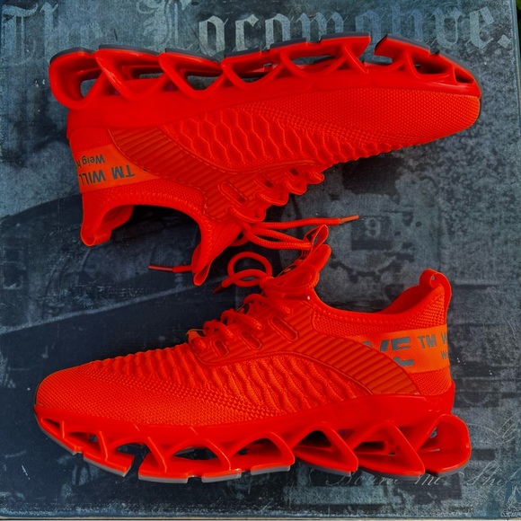 Womens Slip on Running Walking Shoes Blade Tennis Casual Fashion Sneakers - Picture 6 of 11